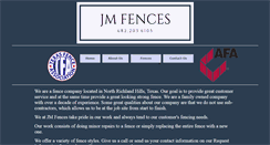 Desktop Screenshot of jmfences.com